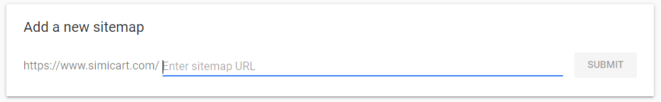 google search console add sitemap