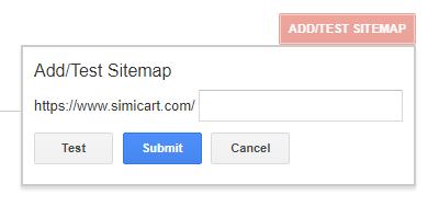 google search console add sitemap
