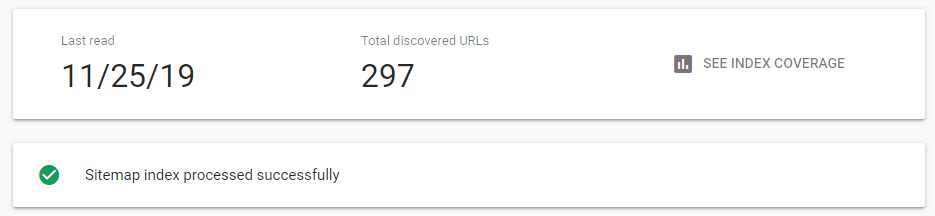 google search console sitemap