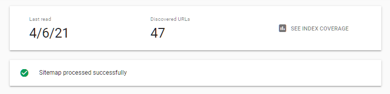 google search console sitemap