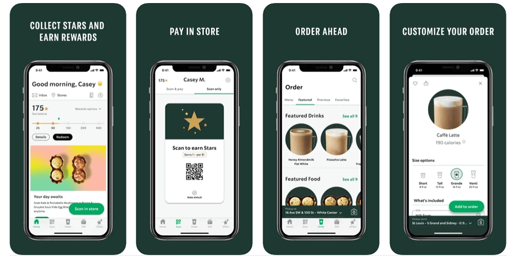 Starbucks app