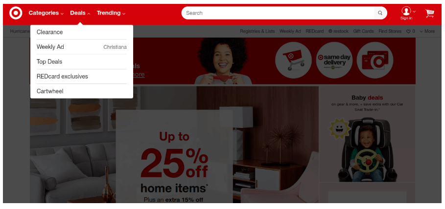 Target example