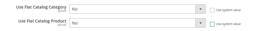 Use flat catalog for category and product