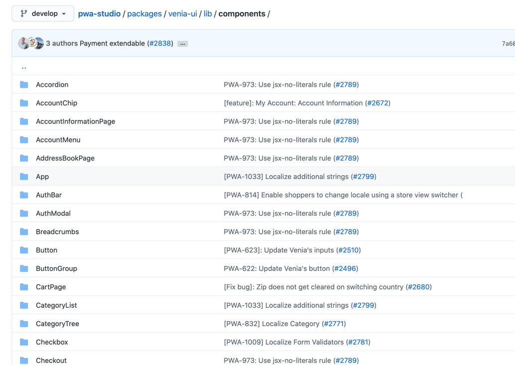 venia-ui components